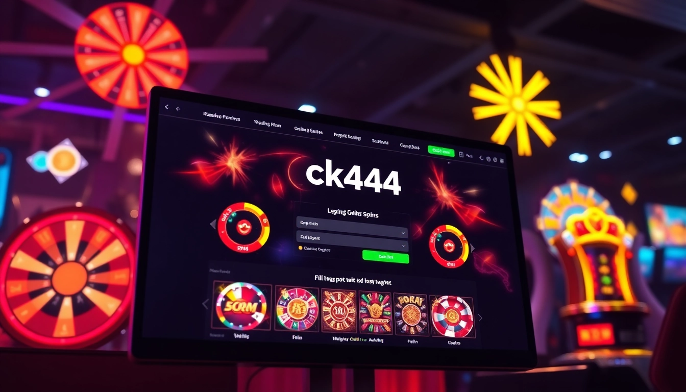 Secure ck444 login interface on a sleek device screen, inviting players to access their gaming account seamlessly and confidently.