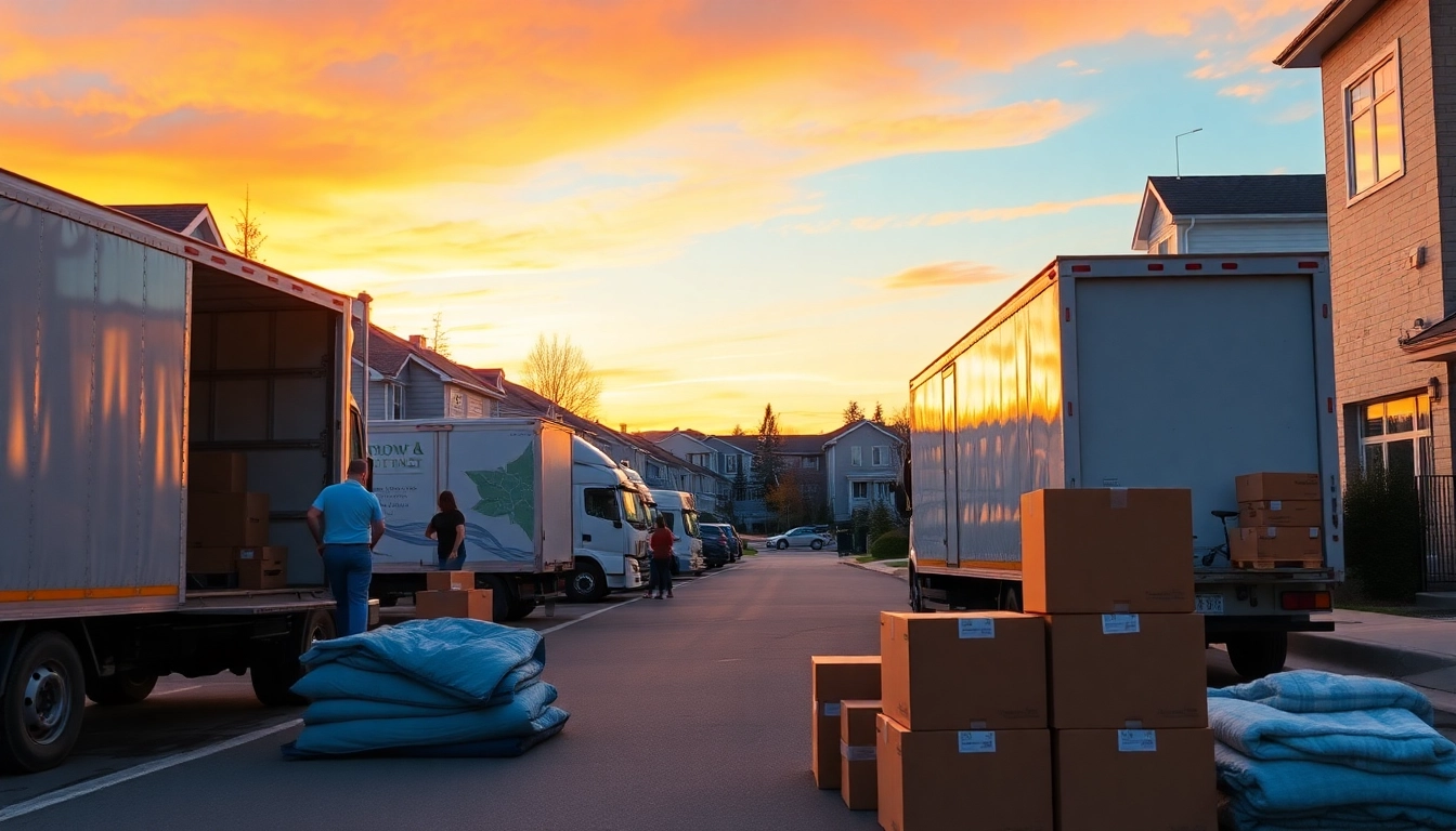 Professional Calgary movers from the best Calgary moving companies carefully load boxes into a truck, ensuring a stress-free move for clients.