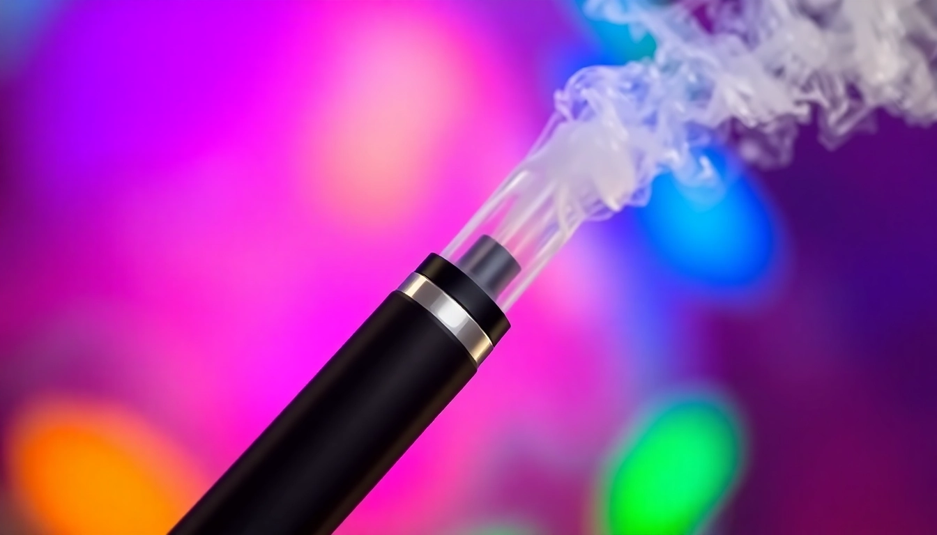 Vozol Puff disposable vape being used, showcasing its slim design and vapor output for a dynamic and engaging appearance.